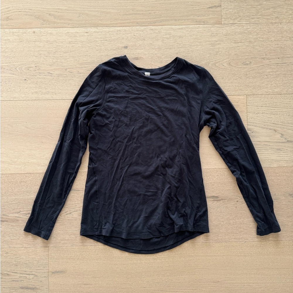 LULU LEMON Black Long Sleeve Shirt